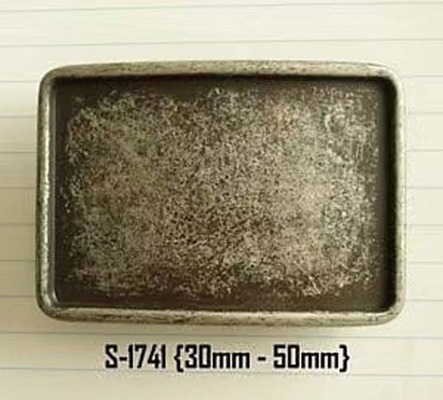 Aprobación AZO 10mm-40mm del hierro del oro del grueso de cobre amarillo anti de la hebilla del cinturón