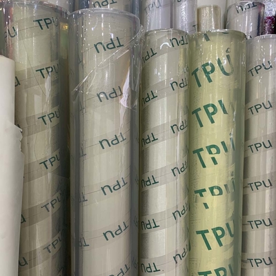 PVC claro TPU que empaqueta la materia prima 48&quot; prenda impermeable ignífuga