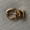 TGKELL 3 en 1 Pin de torneado auto de aluminio de cobre amarillo del clip de las colocaciones de la hebilla del cinturón